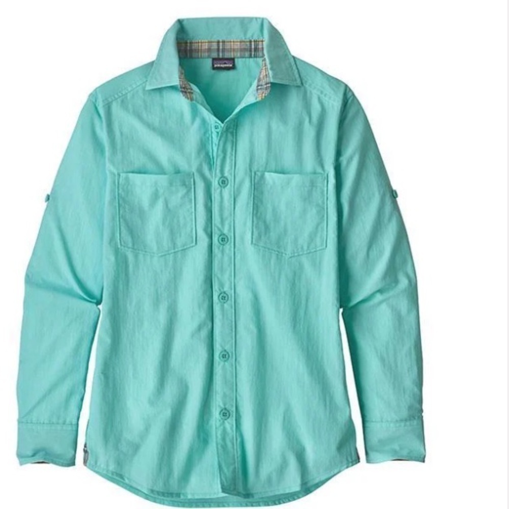 Patagonia button down boys shirt